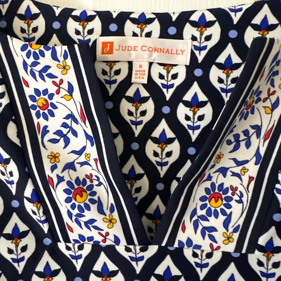 JUDE CONNALLY CARISSA DRESS, size small, navy, preppy, summer - Picture 3 of 6